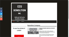 Desktop Screenshot of ccudemolition.com